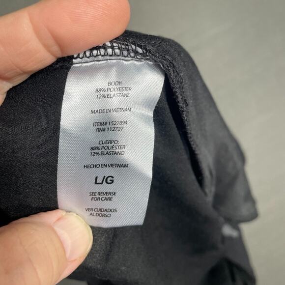 GLACIER Performance Joggers Men's Large Black Athletic Drawstring Stretch Casual - Picture 10 of 11